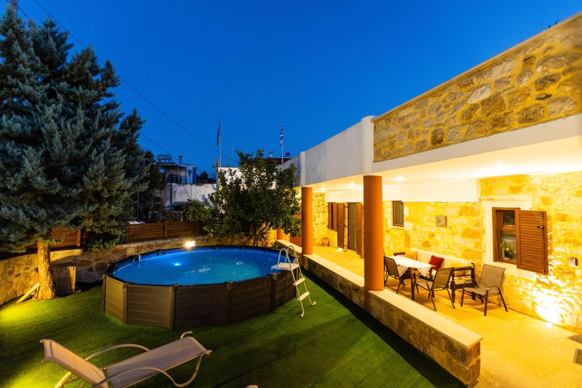 Villa Stone House Astérion Esterno foto