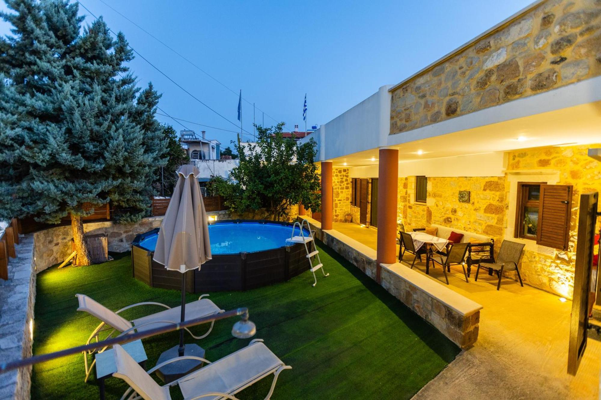 Villa Stone House Astérion Esterno foto