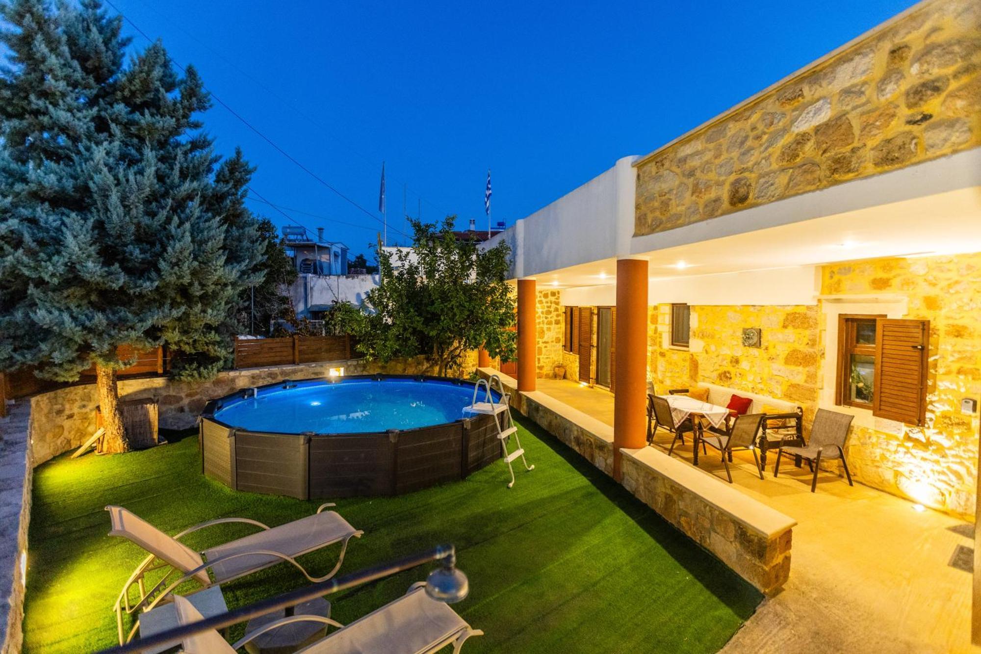 Villa Stone House Astérion Esterno foto